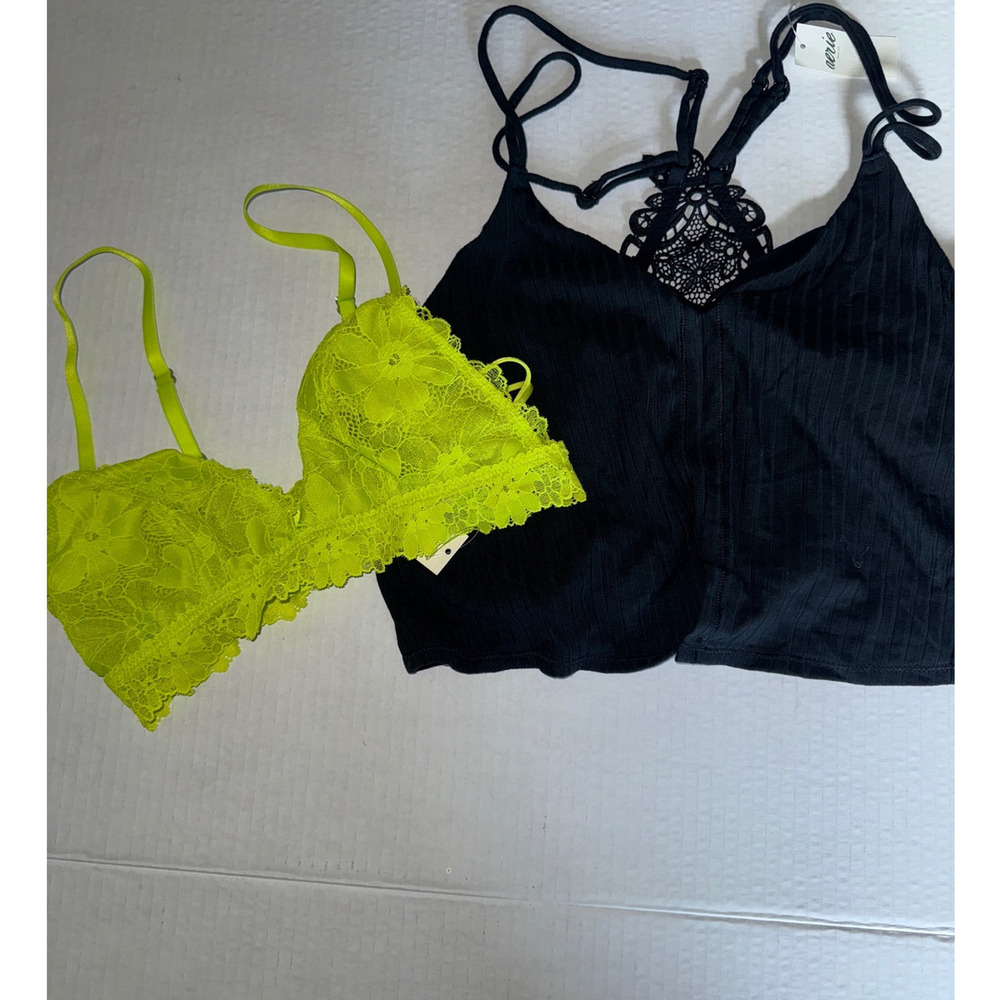 Aerie Bralette and Tank Top Small and Extra Small Bundle